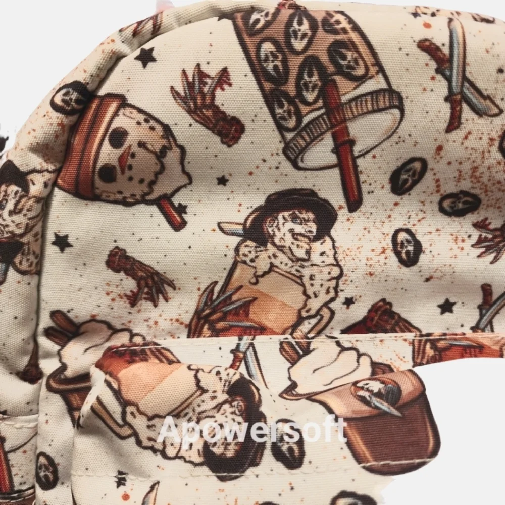 Horror Pumpkin Spice Coffee Mini Backpack